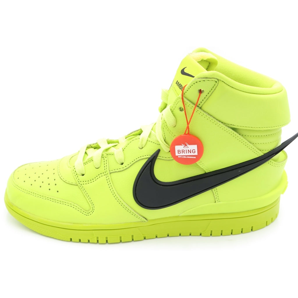 NIKE(ナイキ) ×AMBUSH DUNK HI アンブッシュ ダンク ハイカットスニーカー イエロー US10/28cm CU7544-300