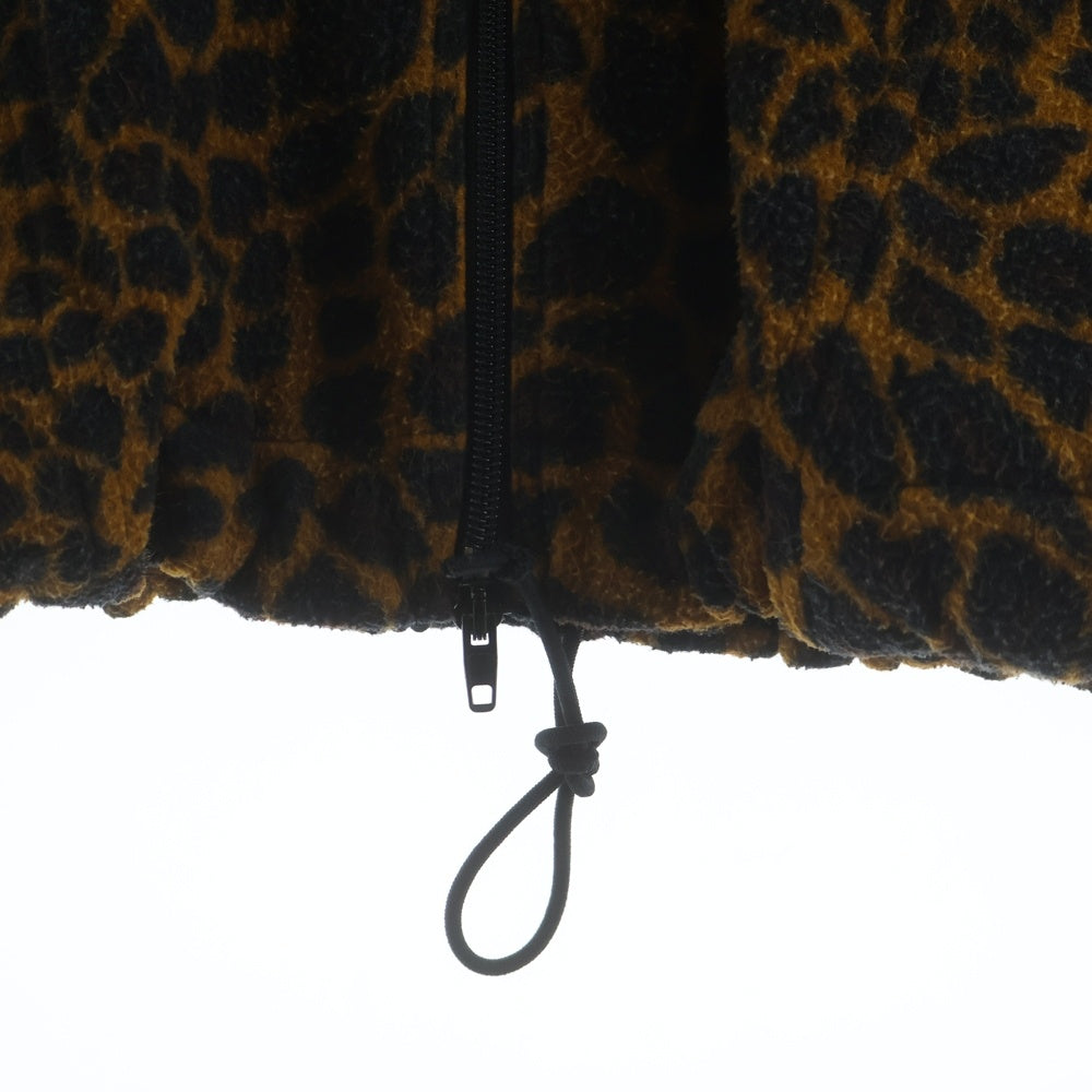 BALENCIAGA(バレンシアガ) 18AW レオパード柄オーバーサイズフリースブルゾン ジャケット ブラウン 528353 TBV08