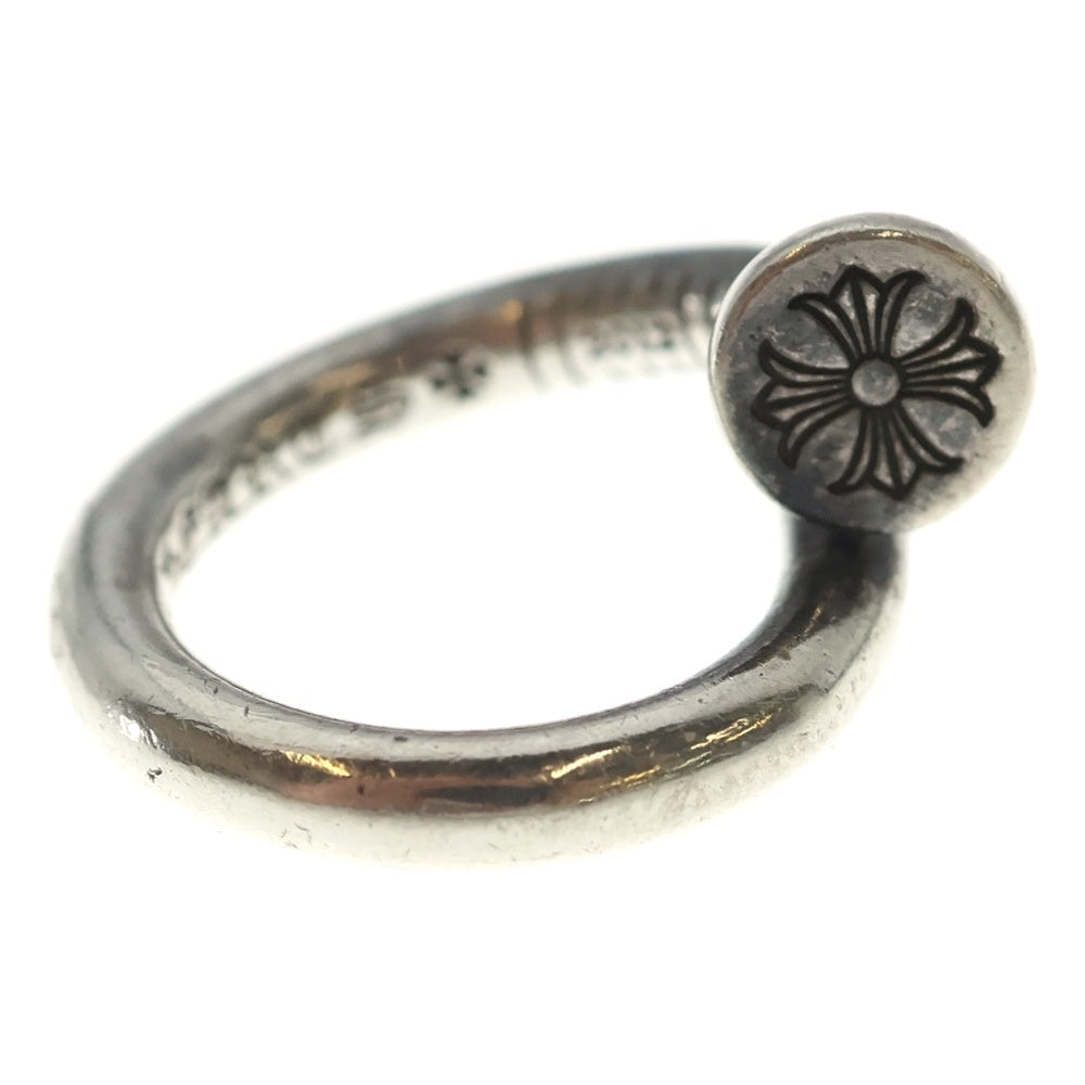CHROME HEARTS(クロムハーツ) NAIL FLAT ネイル フラット リング シルバー BCA350