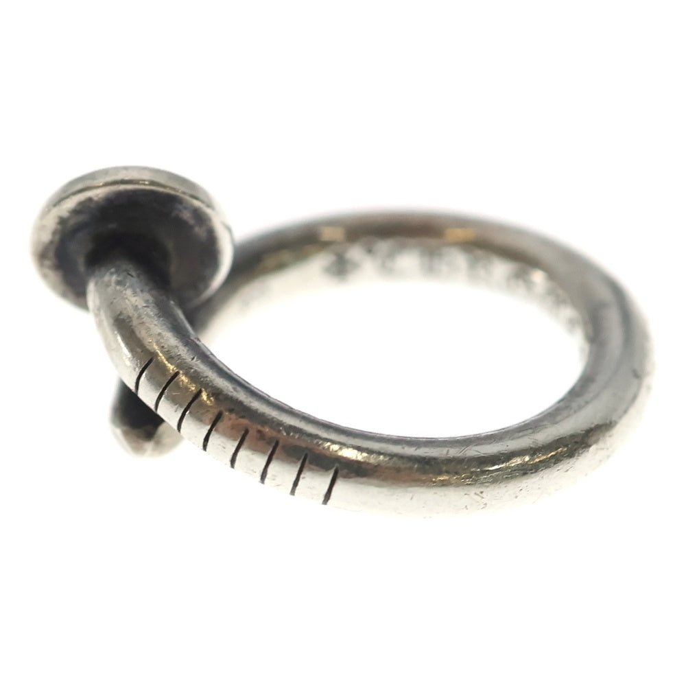 CHROME HEARTS(クロムハーツ) NAIL FLAT ネイル フラット リング シルバー BCA350