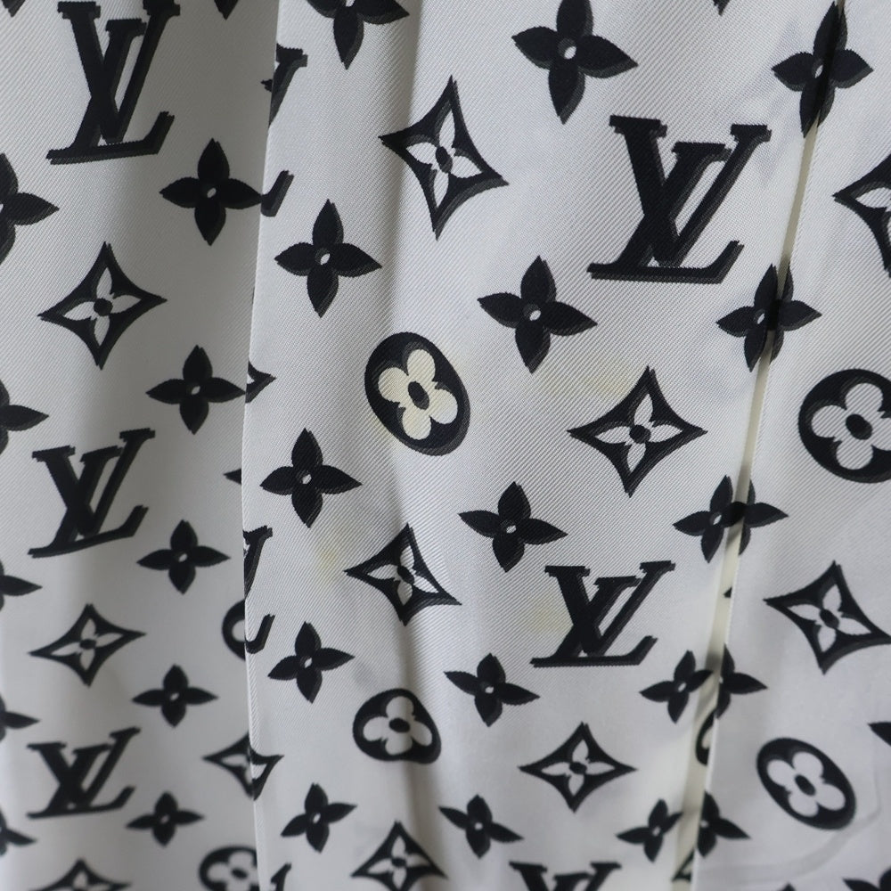 LOUIS VUITTON(ルイヴィトン) 23AW モノグラムシルクプリーツ ミディアムスカート レディース ホワイト RW232W ADD FPSX35