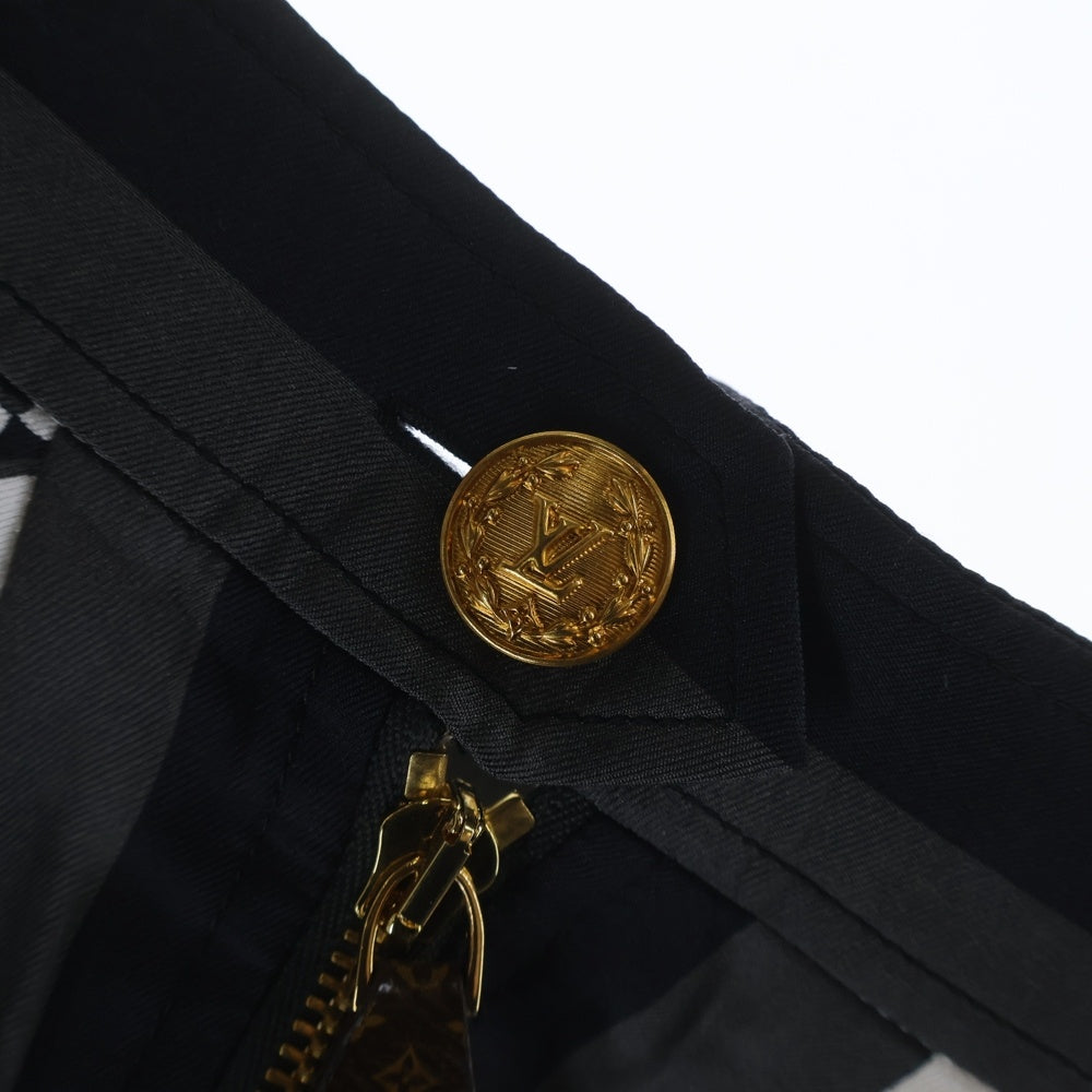 LOUIS VUITTON(ルイヴィトン) 23AW モノグラムシルクプリーツ ミディアムスカート レディース ホワイト RW232W ADD FPSX35