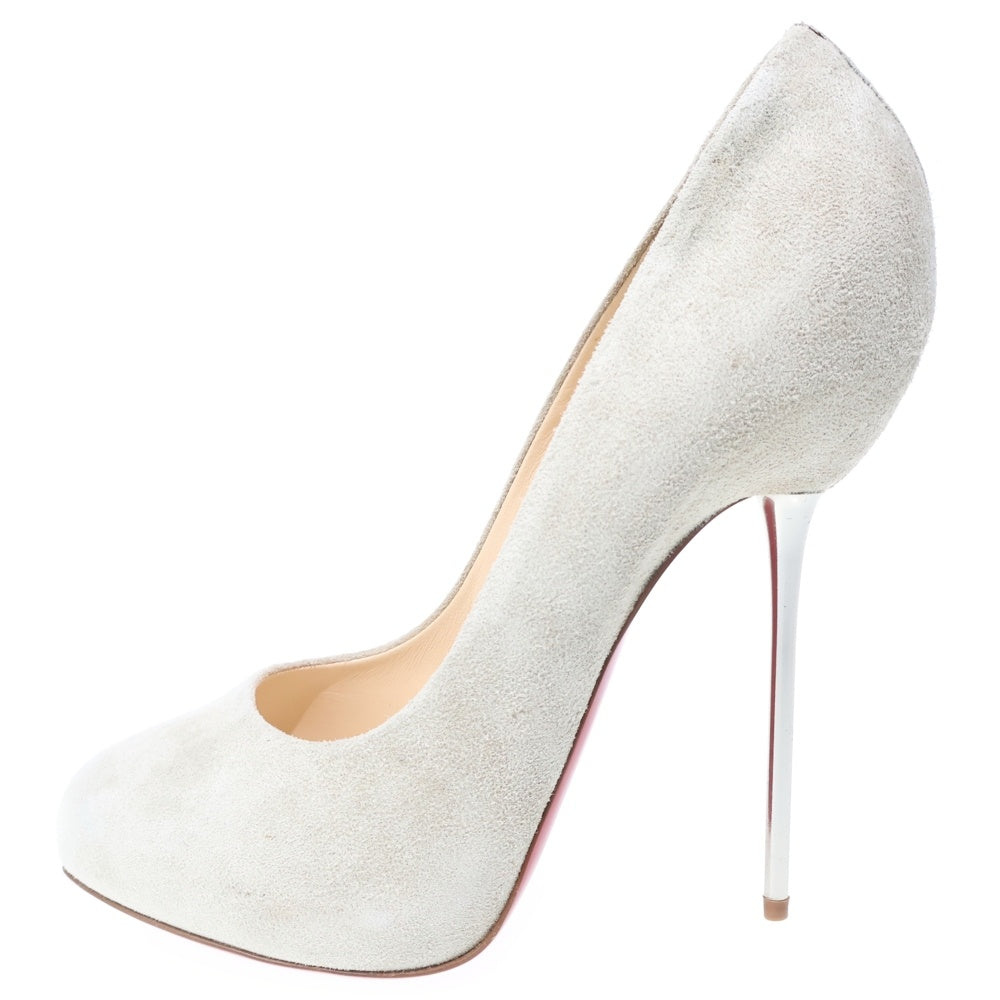 CHRISTIAN LOUBOUTIN(クリスチャンルブタン) スエードレザー ハイヒール パンプス レディース グレー