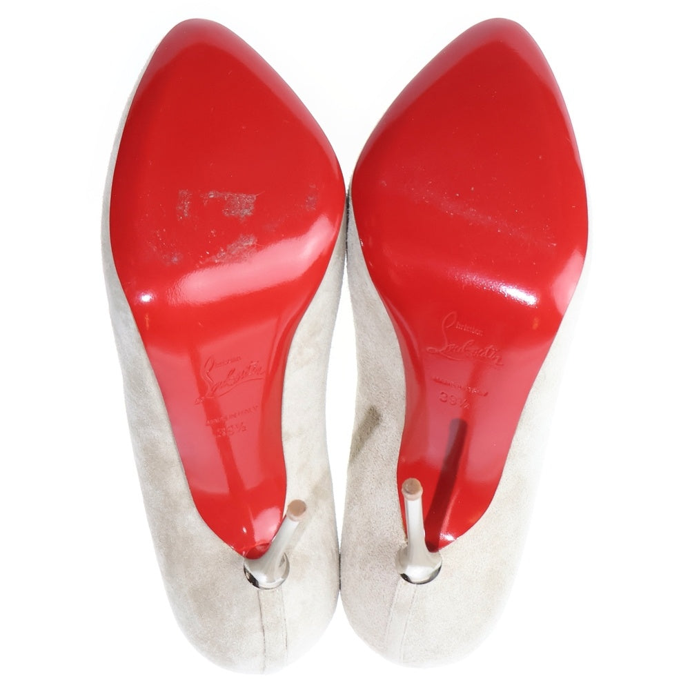 CHRISTIAN LOUBOUTIN(クリスチャンルブタン) スエードレザー ハイヒール パンプス レディース グレー