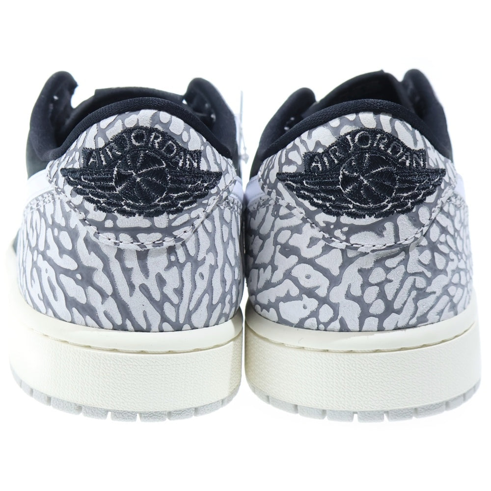 NIKE(ナイキ) AIR JORDAN 1 RETRO LOW OG BLACK CEMENT エアジョーダン1 ブラックセメント ローカットスニーカー グレー/ブラック US9/27cm CZ0790-001