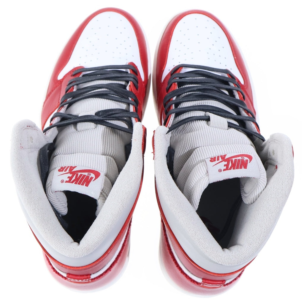 NIKE(ナイキ) WMNS AIR JORDAN 1 RETRO HIGH OG VARSITY RED ウィメンズ エアジョーダン 1 バーシティレッド ハイカットスニーカー レッド/ホワイト US10/27cm DJ4891-061 レディース