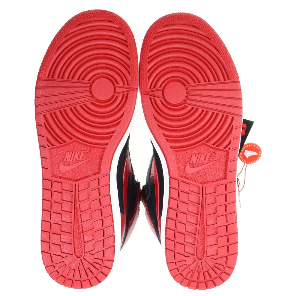 NIKE(ナイキ) AIR JORDAN 1 HIGH 85 BRED エアジョーダン1 85 ブレッド ハイカットスニーカー ブラック/レッド US9/27cm HV6674-067