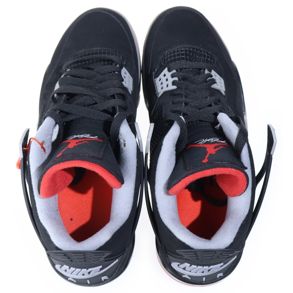 NIKE(ナイキ) AIR JORDAN 4 RETRO BRED エアジョーダン4 レトロ ブレッド ハイカットスニーカー ブラック US10/28cm 308497-060