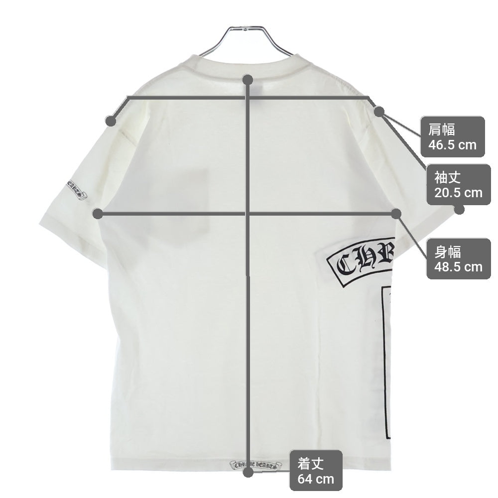 正規店購入!! Chrome Hearts 半袖Tシャツ ポケット付き CHROME HEARTS（クロムハーツ） Y NOT Pocket Tee ワイノット ポケット