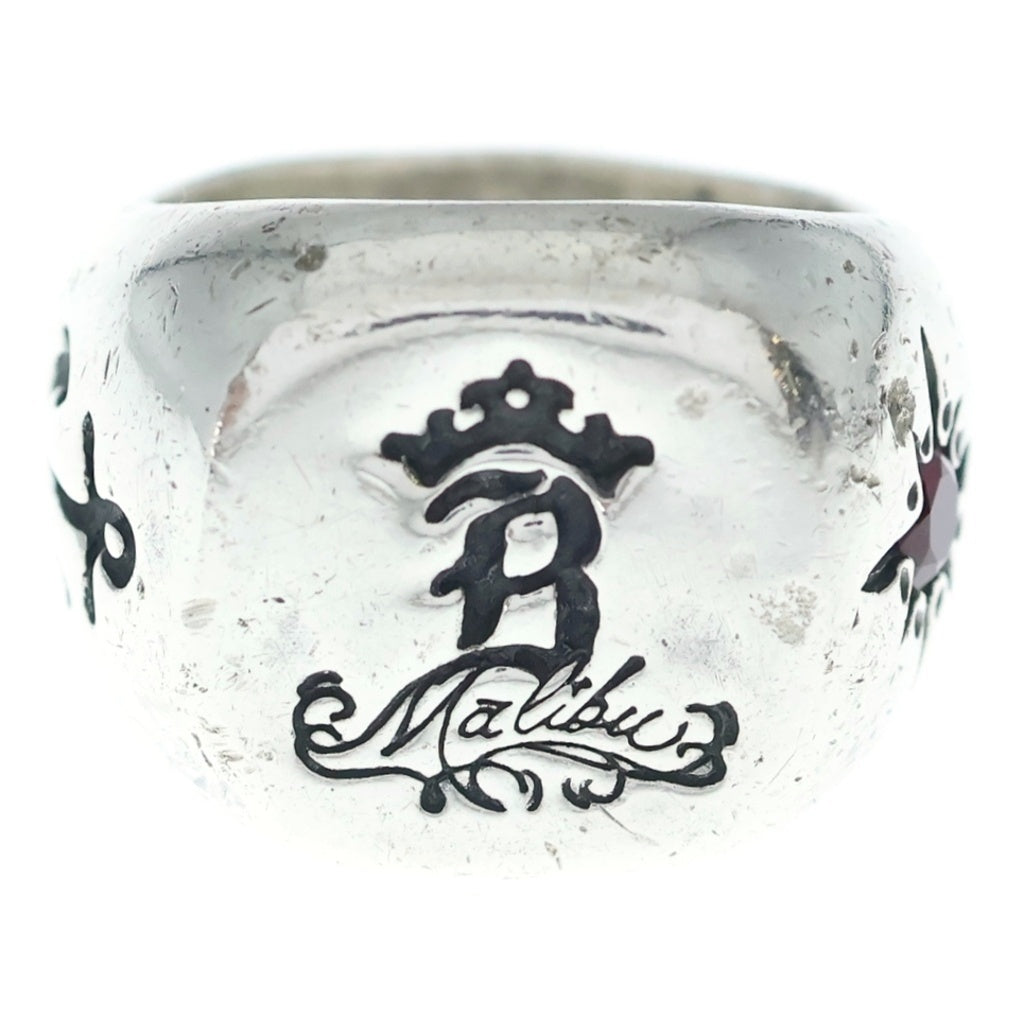 Bill Wall Leather/BWL(ビルウォールレザー) PIRATE RING パイレーツ ルビー リング シルバー