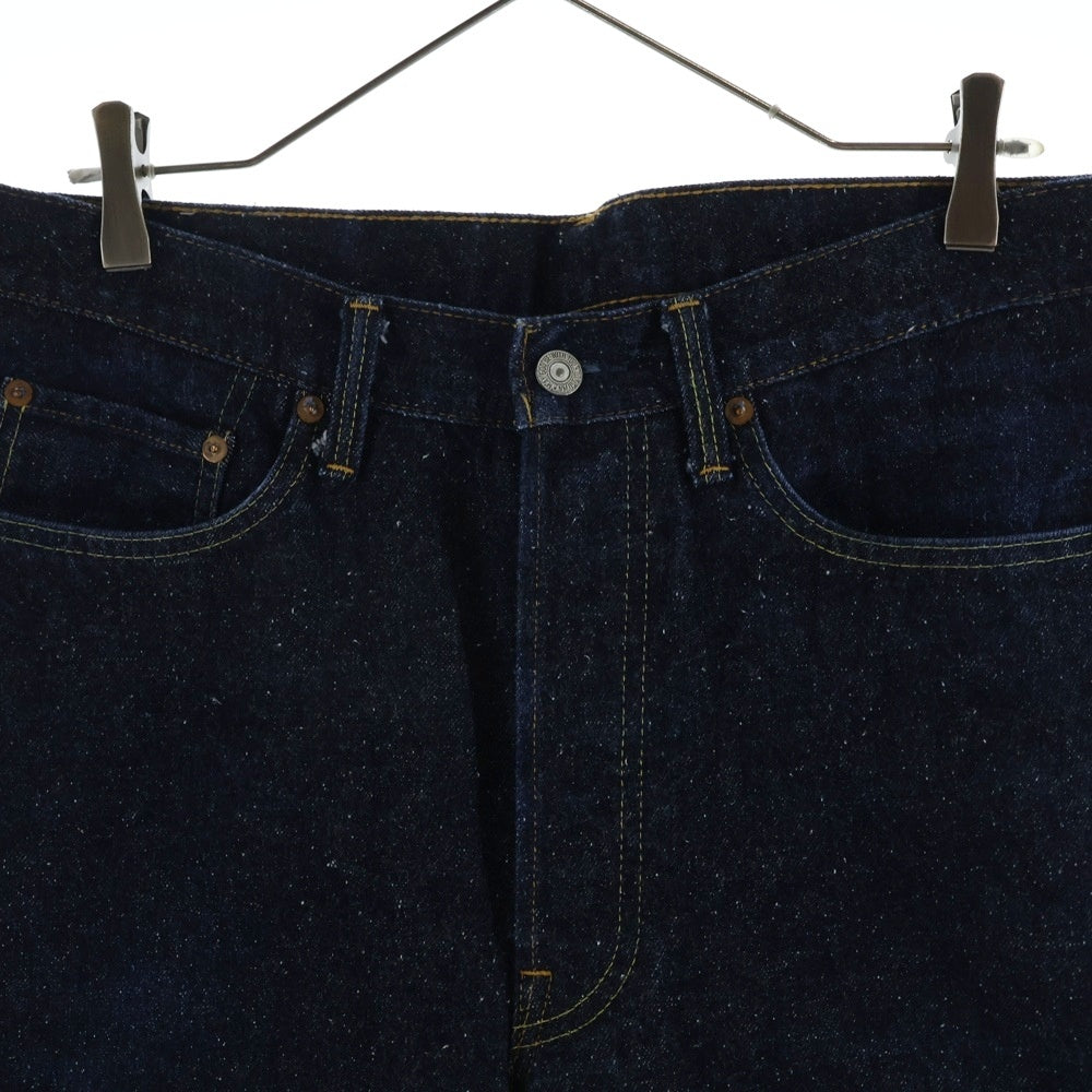 New Manual(ニュー マニュアル) 028 LV 66 JEANS ONE-WASHED ワンウォッシュ 赤耳セルビッチ ボタンフライ デニムパンツ インディゴ
