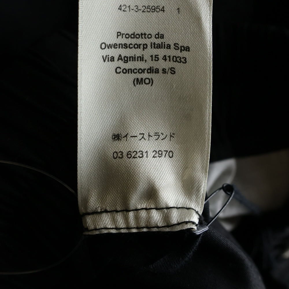 Rick Owens(リックオウエンス) 24AW WIDE BELA PANTS センタージップ ワイドベラパンツ ブラック RU02D6366-TE