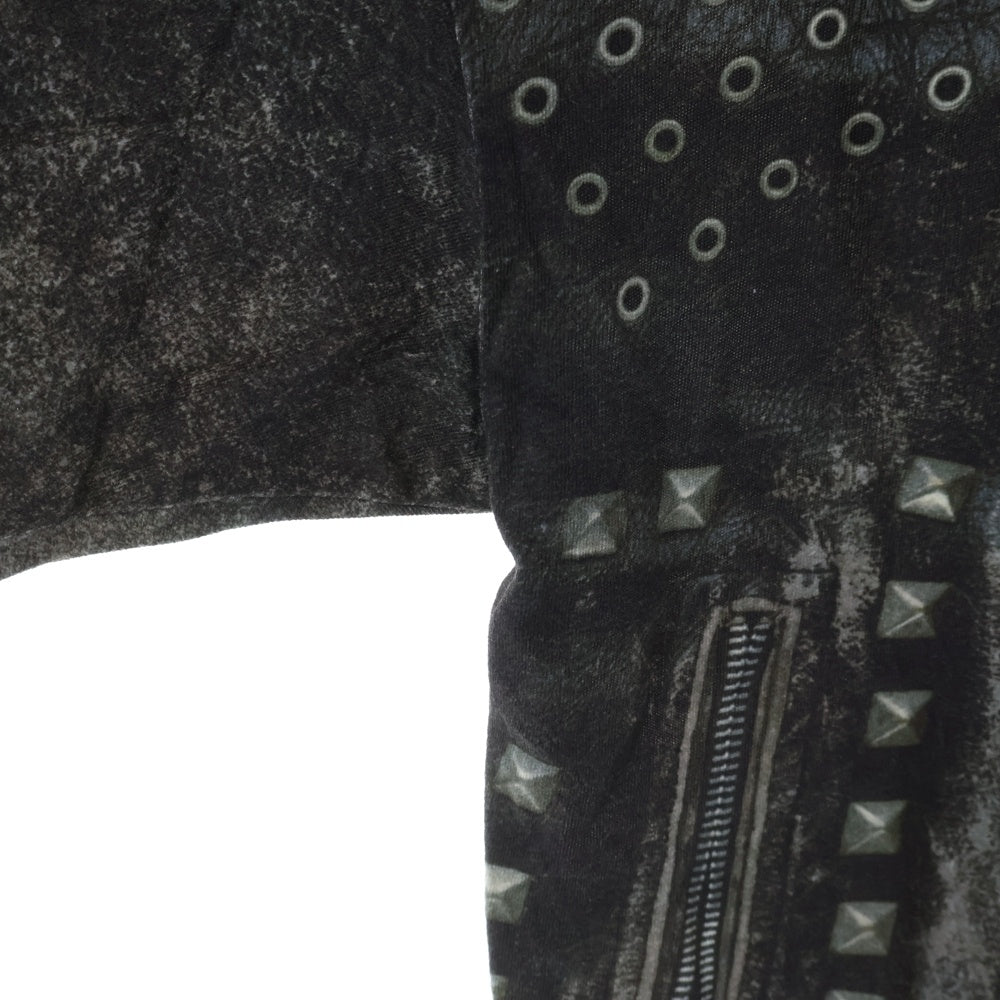 KAMIYA(カミヤ) TROMPE L'?IL PRINT T-SHIRT トロンプルイユ プリント クルーネック 半袖Tシャツ カットソー マルチカラー G14TS028