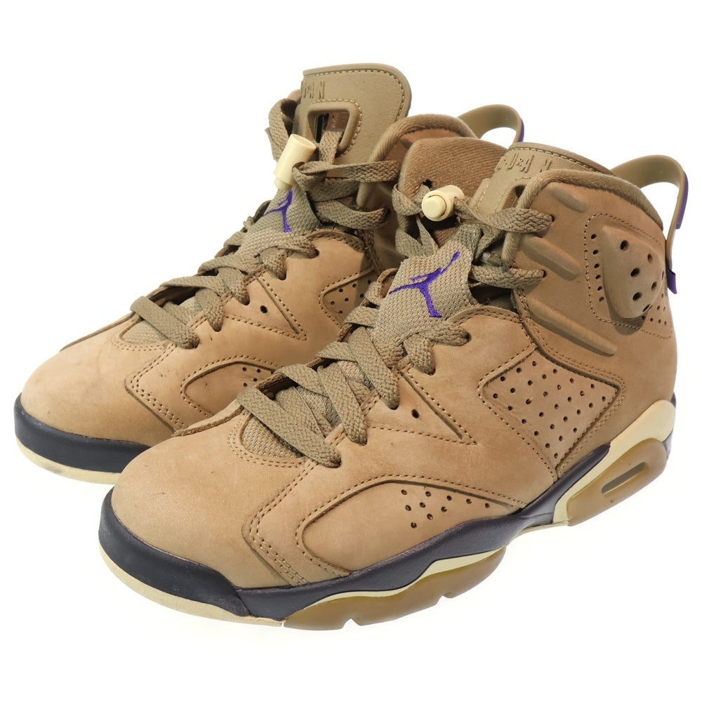 NIKE(ナイキ) WMNS AIR JORDAN 6 RETRO GORE-TEX BROWN KELP エア ジョーダン 6 レトロ ゴアテックス ケルプ ブラウン ハイカットスニーカー レディース FD1643-300