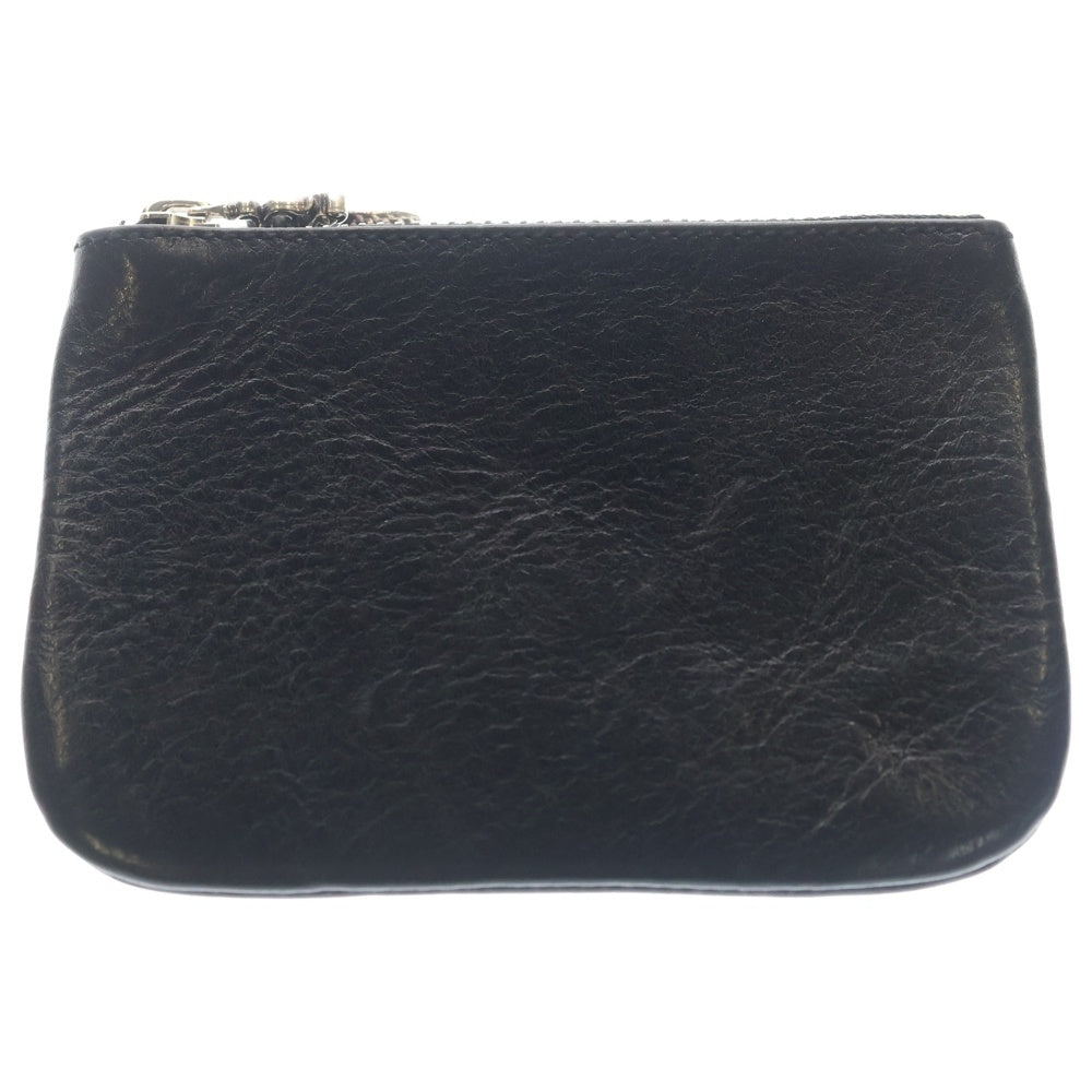CHROME HEARTS(クロムハーツ) ZPR CHNG PURSE チェンジパース アフタークロスパッチ ダガージップコインケース ブラック