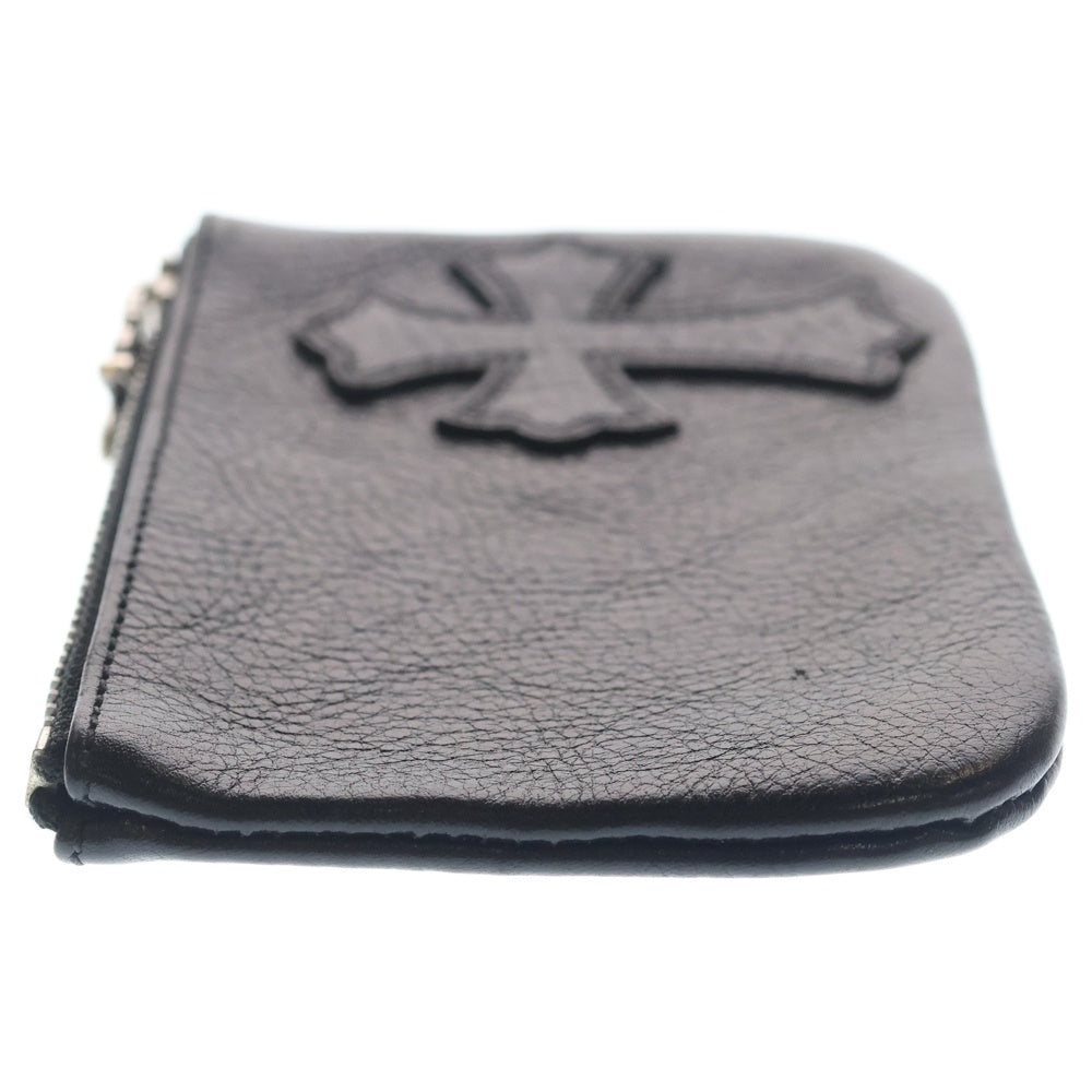 CHROME HEARTS(クロムハーツ) ZPR CHNG PURSE チェンジパース アフタークロスパッチ ダガージップコインケース ブラック