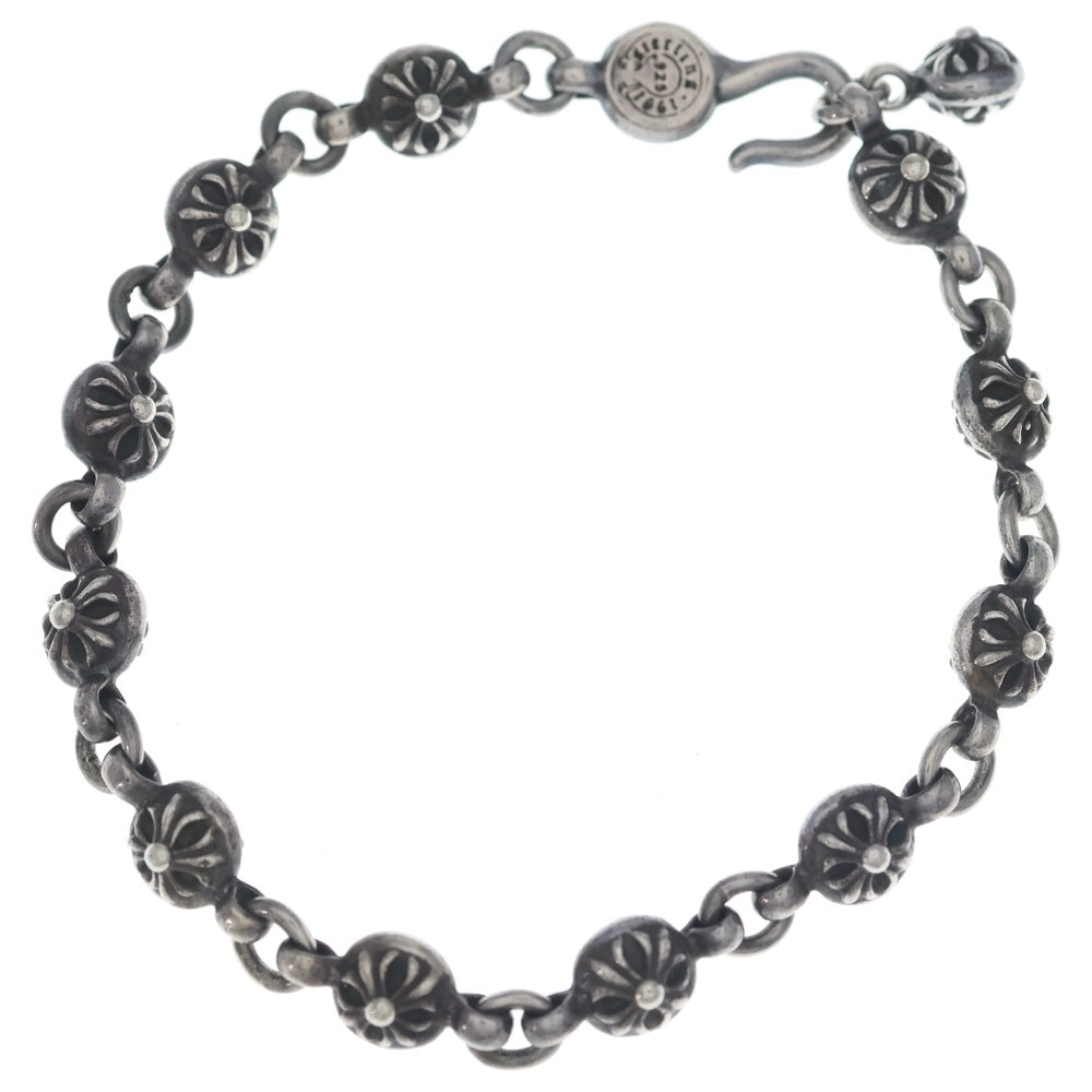 CHROME HEARTS(クロムハーツ) NO1 BALL #1クロスボールブレスレット シルバー BCA172