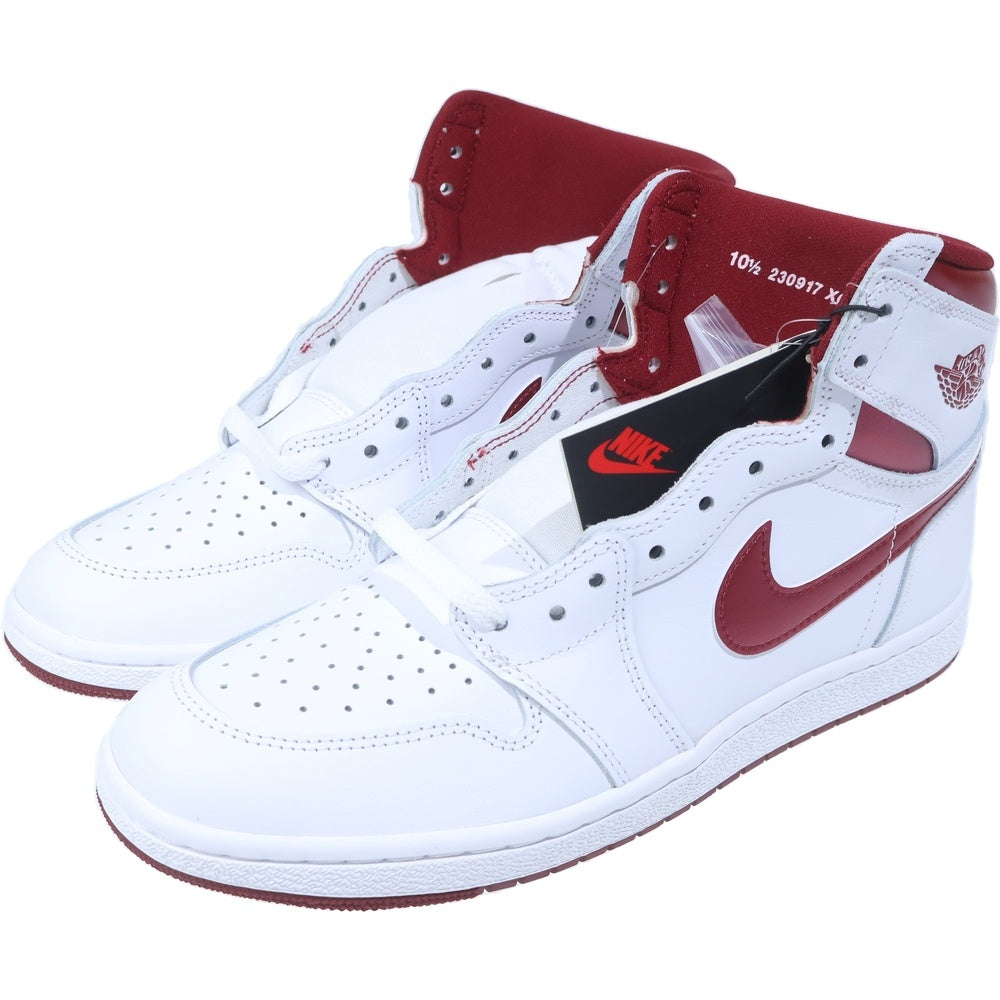 NIKE(ナイキ) AIR JORDAN 1 HIGH 85 METALLIC BURGUND エアジョーダン1メタリックバーガンディ ハイカットスニーカー US10.5/28.5cm BQ4422-161
