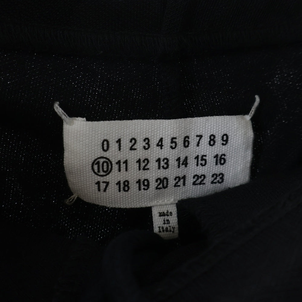 Maison Margiela(メゾンマルジェラ) 18AW サイド切り替えデザイン ウエストゴム ドローコード スウェットパンツ ブラック S50KA0424 S23168