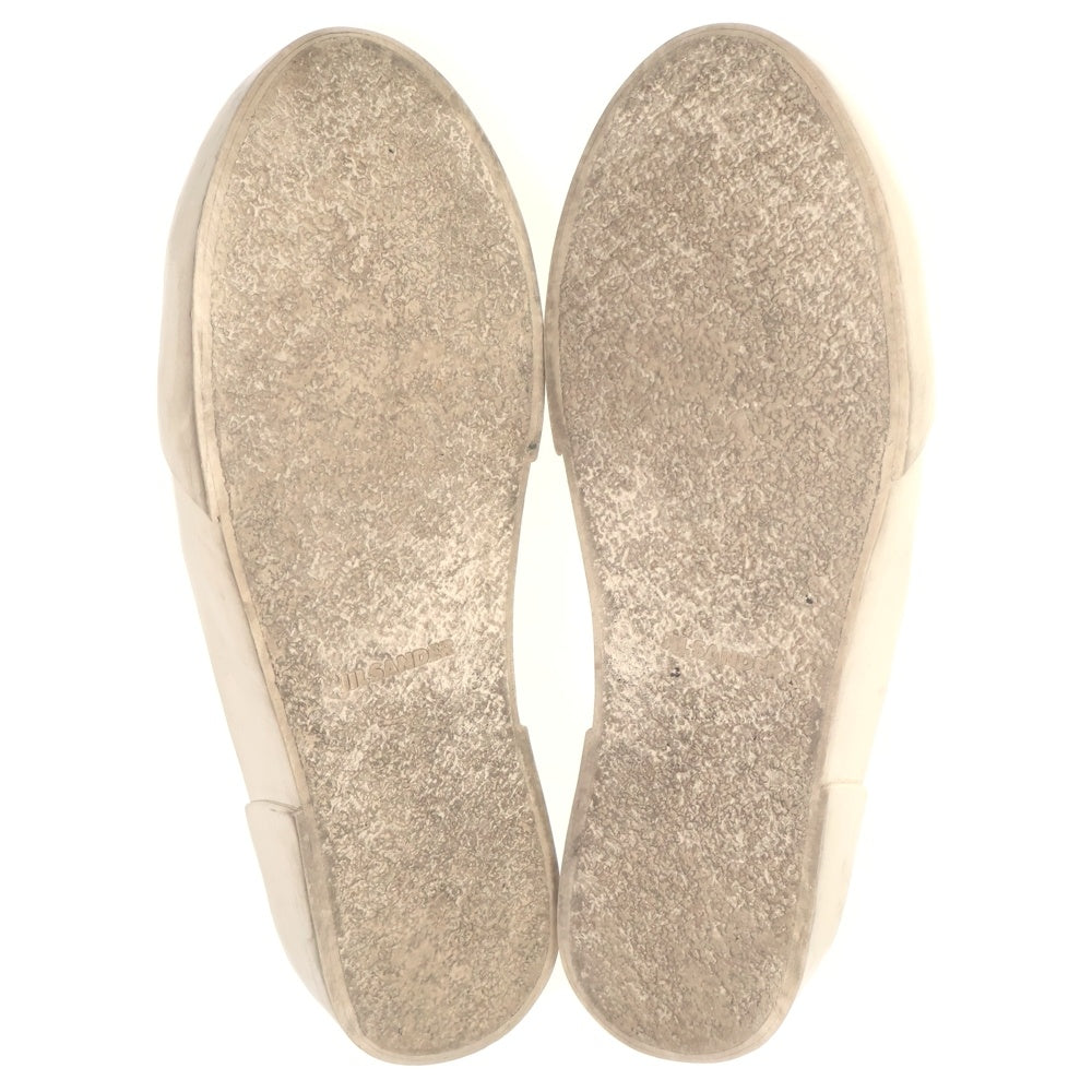 JIL SANDER(ジルサンダー) LOW TOP CANVAS SNEAKERS レースアップ ローカットキャンバススニーカー ホワイト JI35545B