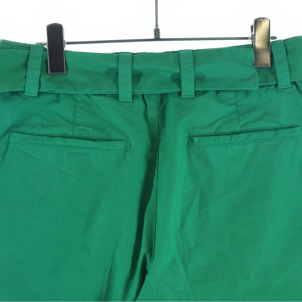 JIL SANDER +(ジルサンダープラス) Easy Pants ベルト付き ワイドイージーパンツ グリーン JPUU311005MU243100A21