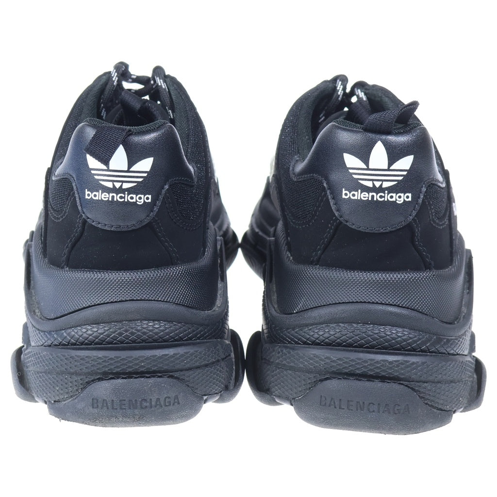 BALENCIAGA(バレンシアガ) ×ADIDAS TRIPLE S アディダス トリプルエス レースアップ ローカットスニーカー ブラック 712821