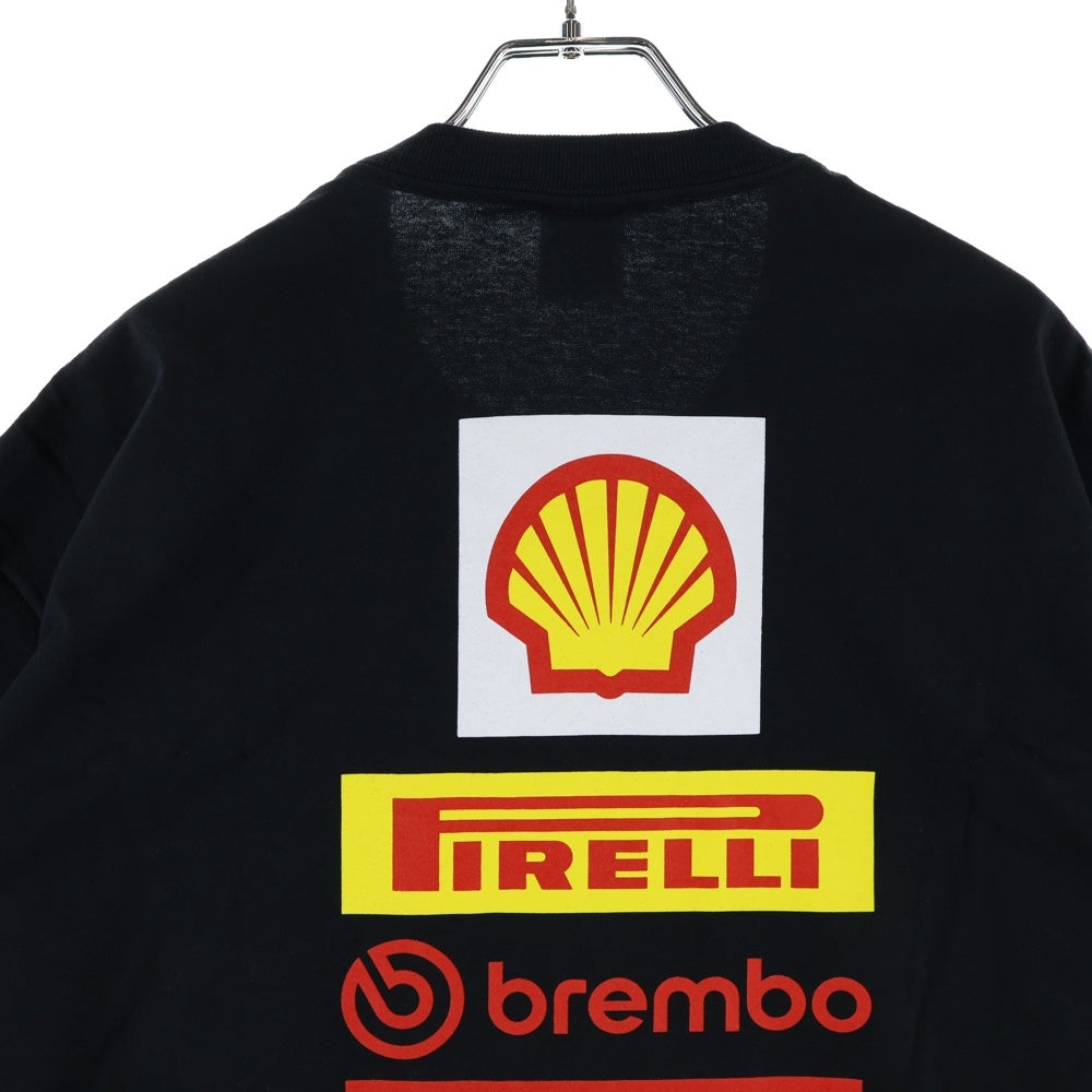 SUPREME(シュプリーム) 24SS ×Ducati Logos Tee ドゥカティ 両面ロゴプリント クルーネック Tシャツ 半袖カットソー ブラック