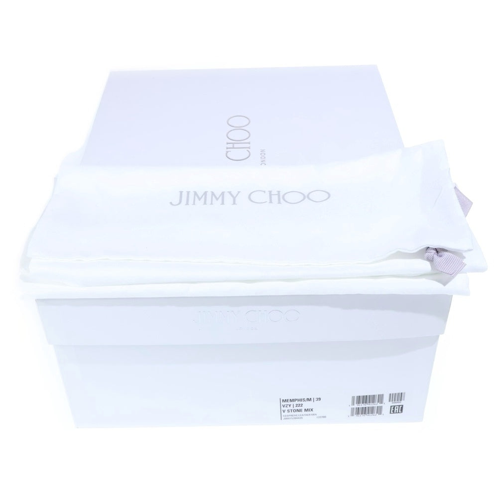 JIMMY CHOO(ジミーチュウ) MEMPHIS/M メンフィス スリッポン ローカットスニーカー ブラウン