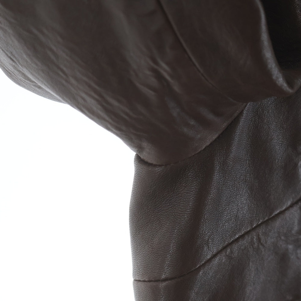 Lewis Leathers(ルイスレザー) 391L LADIES LIGHTNING SHEEP SKIN ライトニング シープスキン ダブルライダースジャケット ブラウン レディース