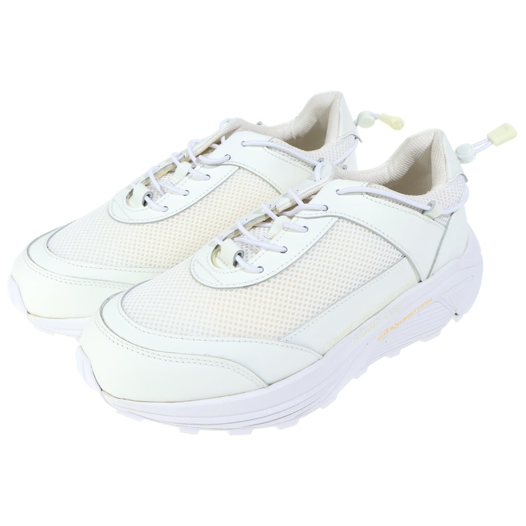 COMME des GARCONS HOMME PLUS(コムデギャルソンオムプリュス) CROSS TRAINER VIBRAMソール クロストレーナー メッシュローカットスニーカー ホワイト US7/25cm