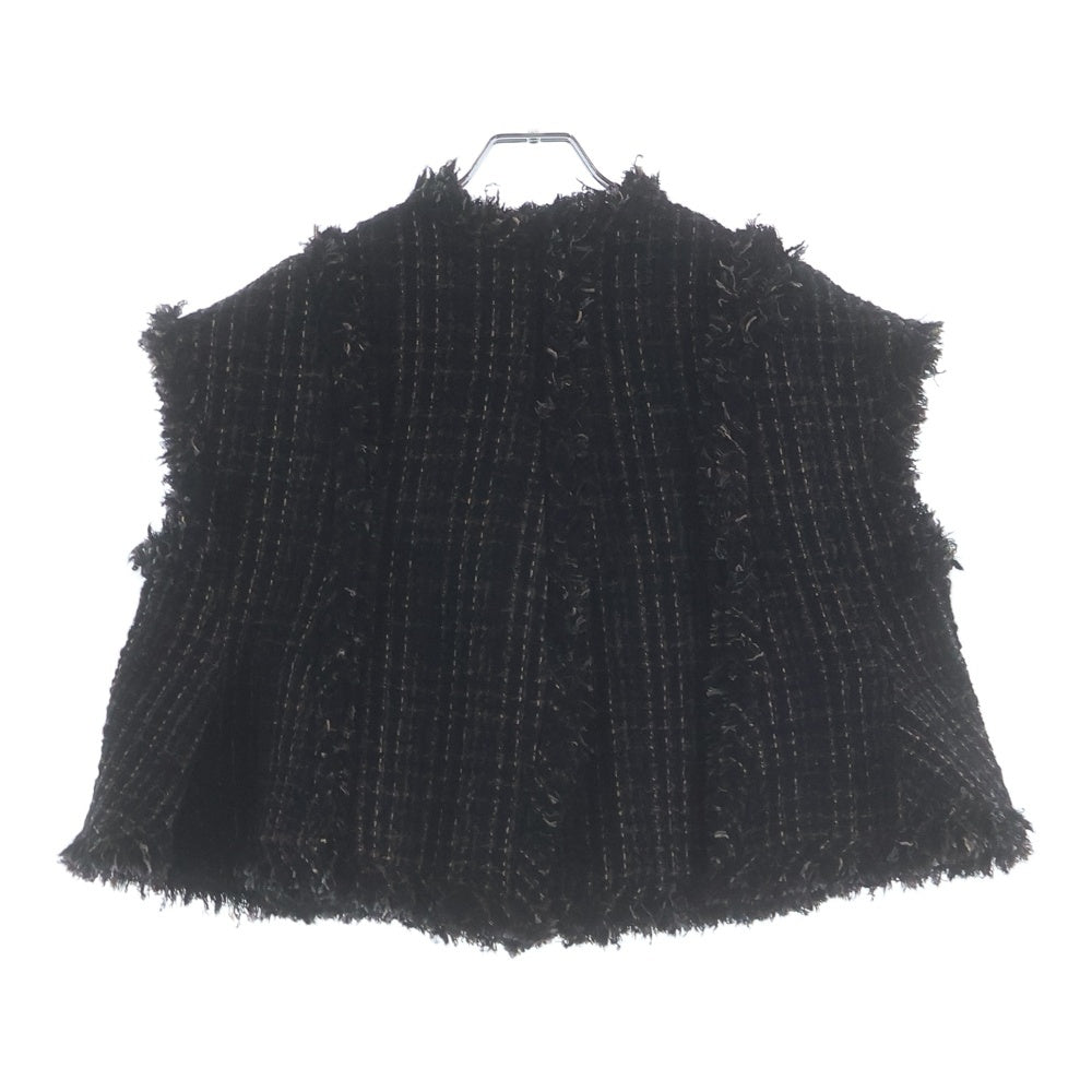 Sacai(サカイ) 24AW Tweed Vest ツイード カッティング ベスト レディース マルチカラー 24-07442
