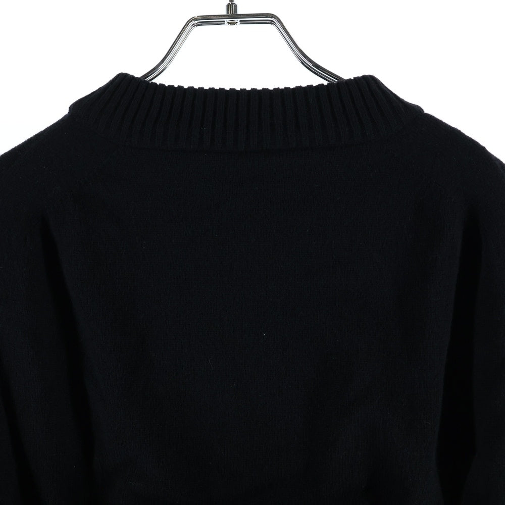 Sacai(サカイ) 22SS Leopard Print Knit Pullover レオパードプリント プルオーバーニット レディース ブラック/ブラウン 22-06354