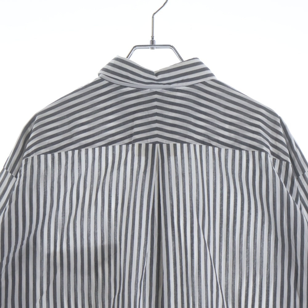 MARKAWARE(マーカウェア) 23SS COMFORT FIT SHIRT ORGANIC COTTON STRIPE コンフォート フィット オーガニックコットン レギュラーカラー ストライプ 長袖シャツ A23A-16SH01C