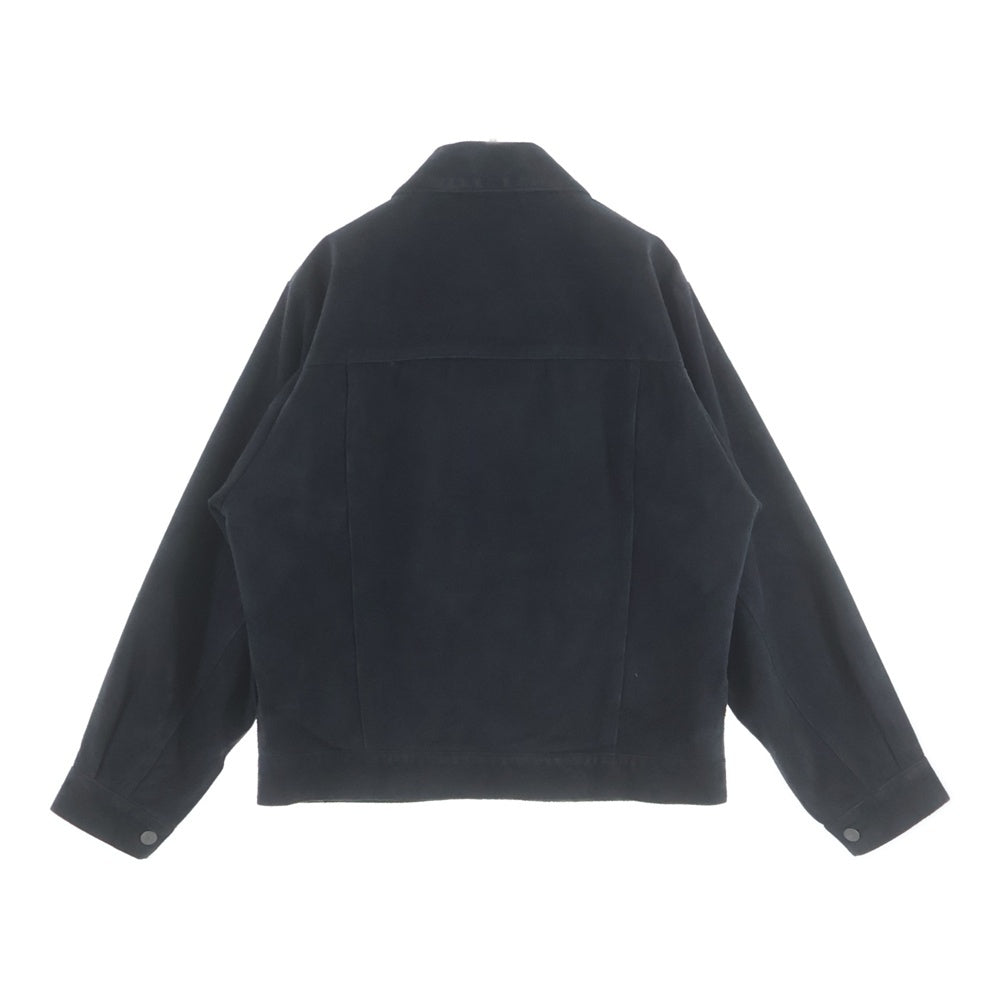 WACKO MARIA(ワコマリア) 26SS J.B. Voice EXCLUSIVE / SUEDE LEATHER TRUCKER JACKET スウェードレザー トラッカージャケット ダークブルー 26SS-WMO-BL04