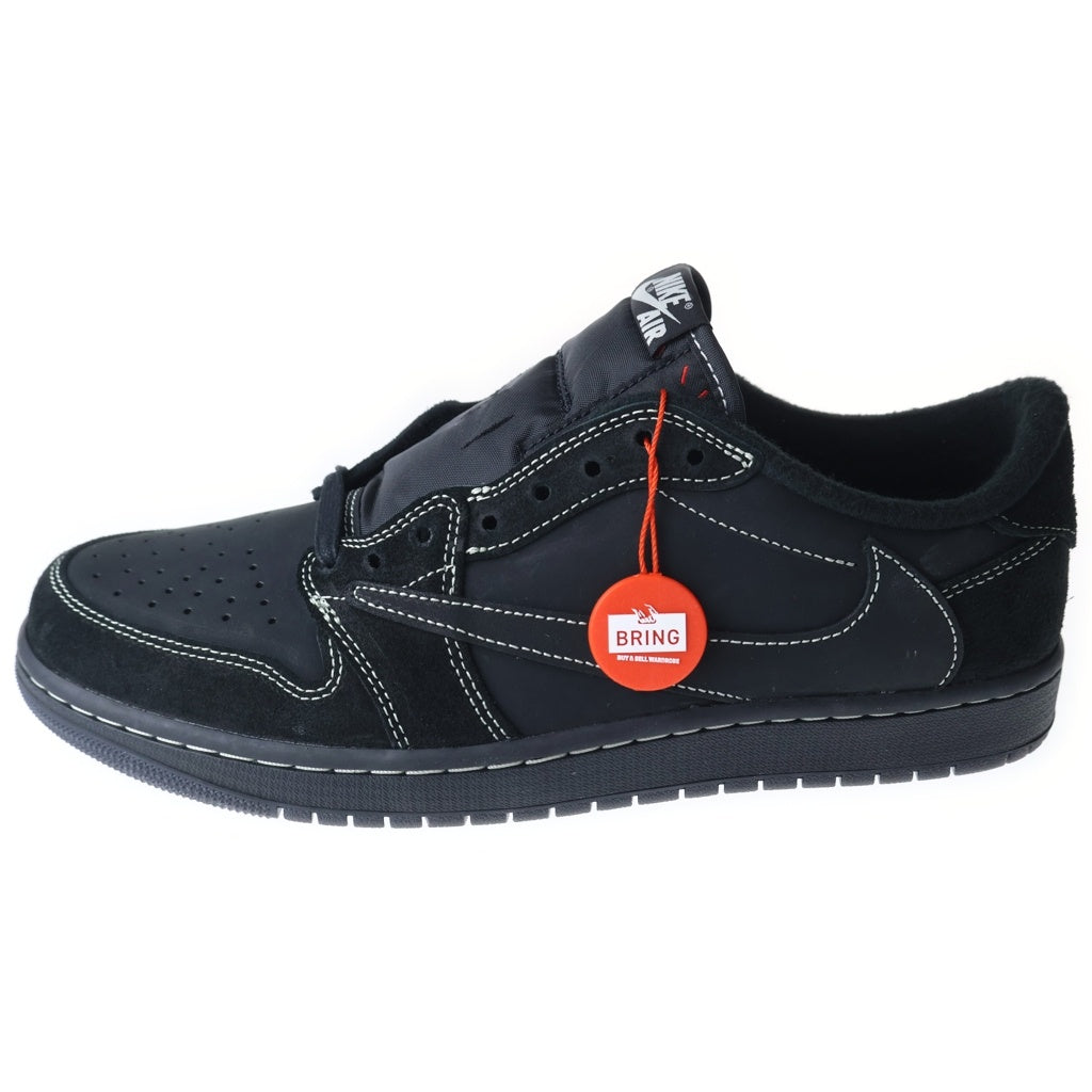 NIKE(ナイキ) ×TRAVIS SCOTT AIR JORDAN 1 LOW OG SP BLACK PHANTOM トラヴィススコット エアジョーダン1 ブラックファントム ローカットスニーカー DM7866-001
