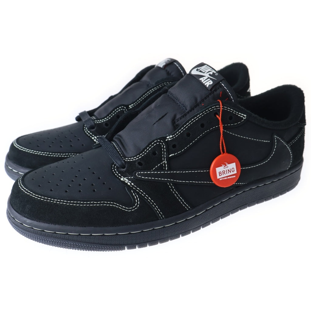 NIKE(ナイキ) ×TRAVIS SCOTT AIR JORDAN 1 LOW OG SP BLACK PHANTOM トラヴィススコット エアジョーダン1 ブラックファントム ローカットスニーカー DM7866-001