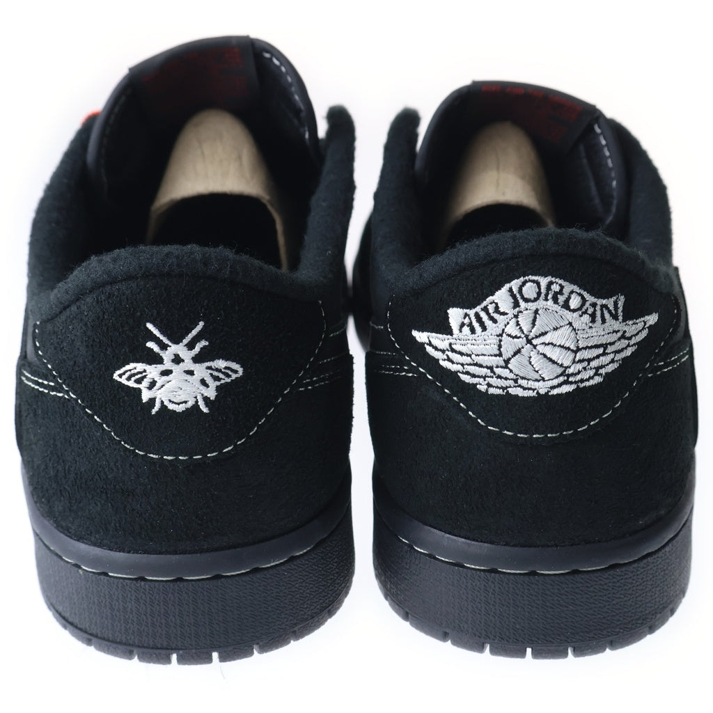 NIKE(ナイキ) ×TRAVIS SCOTT AIR JORDAN 1 LOW OG SP BLACK PHANTOM トラヴィススコット エアジョーダン1 ブラックファントム ローカットスニーカー DM7866-001