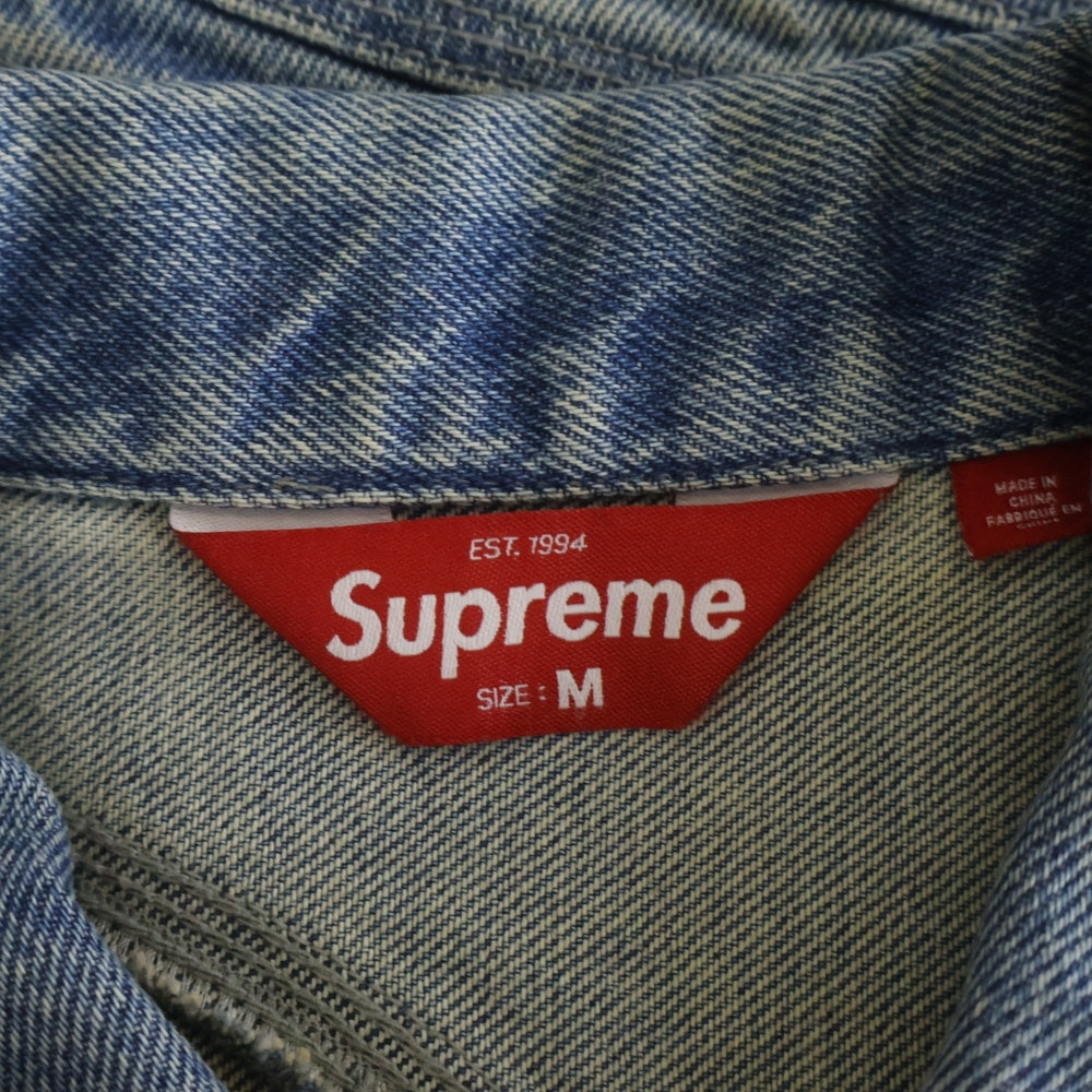 SUPREME(シュプリーム) 24SS S Logo Denim Trucker Jacket Sロゴ