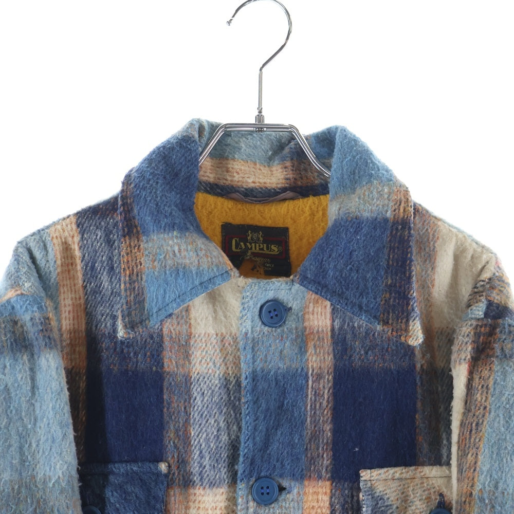 VINTAGE(ヴィンテージ) 70S VINTAGE CAMPUS キャンパス ヴィンテージ ウール チェックジャケット マルチカラー