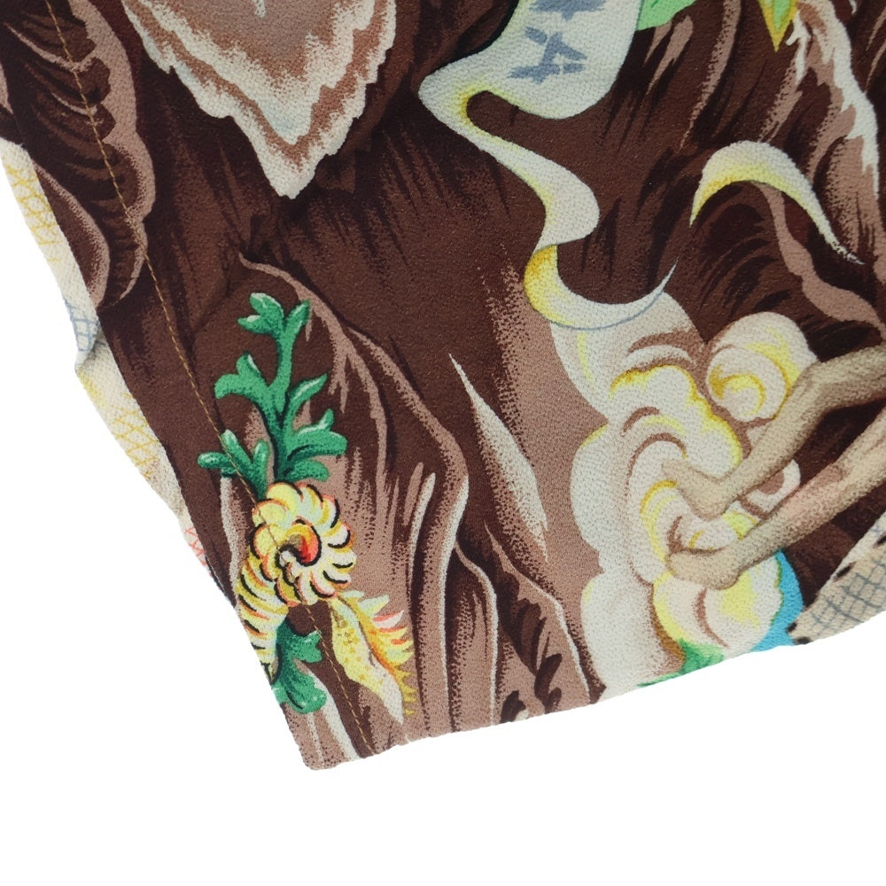 SUN SURF(サンサーフ) RAYON S/S HAWAIIAN SHIRT レーヨン ハワイアン アロハシャツ ブラウン SS30694