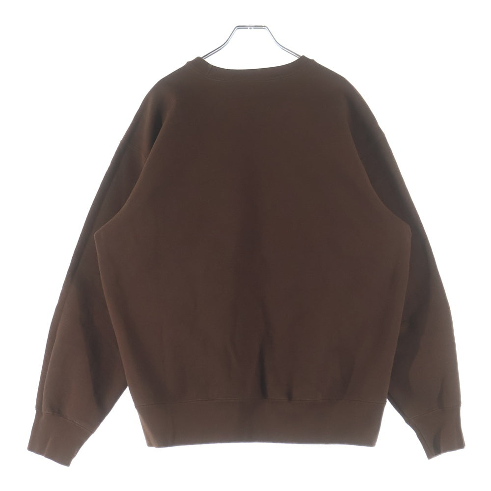 SUPREME(シュプリーム) 22AW Small Box Crewneck スモールボックスロゴ プルオーバークルーネックスウェットシャツ トレーナー ブラウン