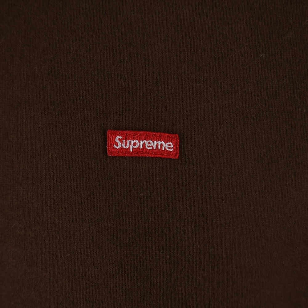 SUPREME(シュプリーム) 22AW Small Box Crewneck スモールボックスロゴ プルオーバークルーネックスウェットシャツ トレーナー ブラウン