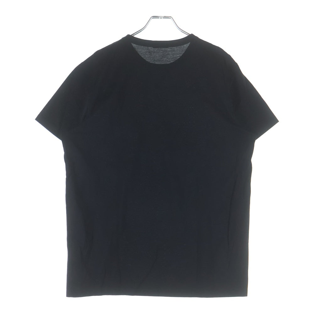 MONCLER(モンクレール) 18AW MAGLIA マグリア ロゴワッペン クルーネック半袖Tシャツ カットソー ブラック D20918032500