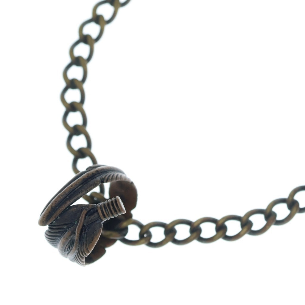 Maison Martin Margiela(メゾンマルタンマルジェラ) 07SS ARCHIVE FEATHER RING NECKLACE アーカイブ 本人期 フェザーリング ネックレス ゴールド