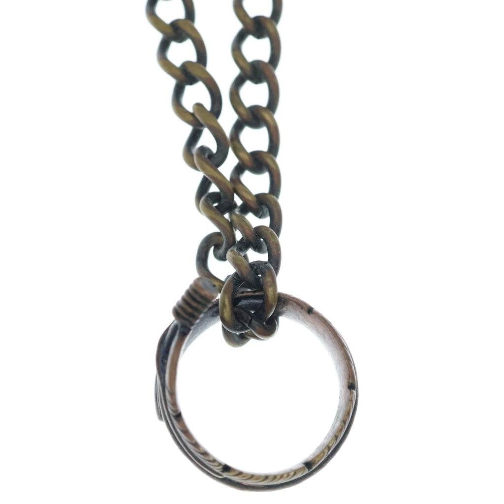 Maison Martin Margiela(メゾンマルタンマルジェラ) 07SS ARCHIVE FEATHER RING NECKLACE アーカイブ 本人期 フェザーリング ネックレス ゴールド