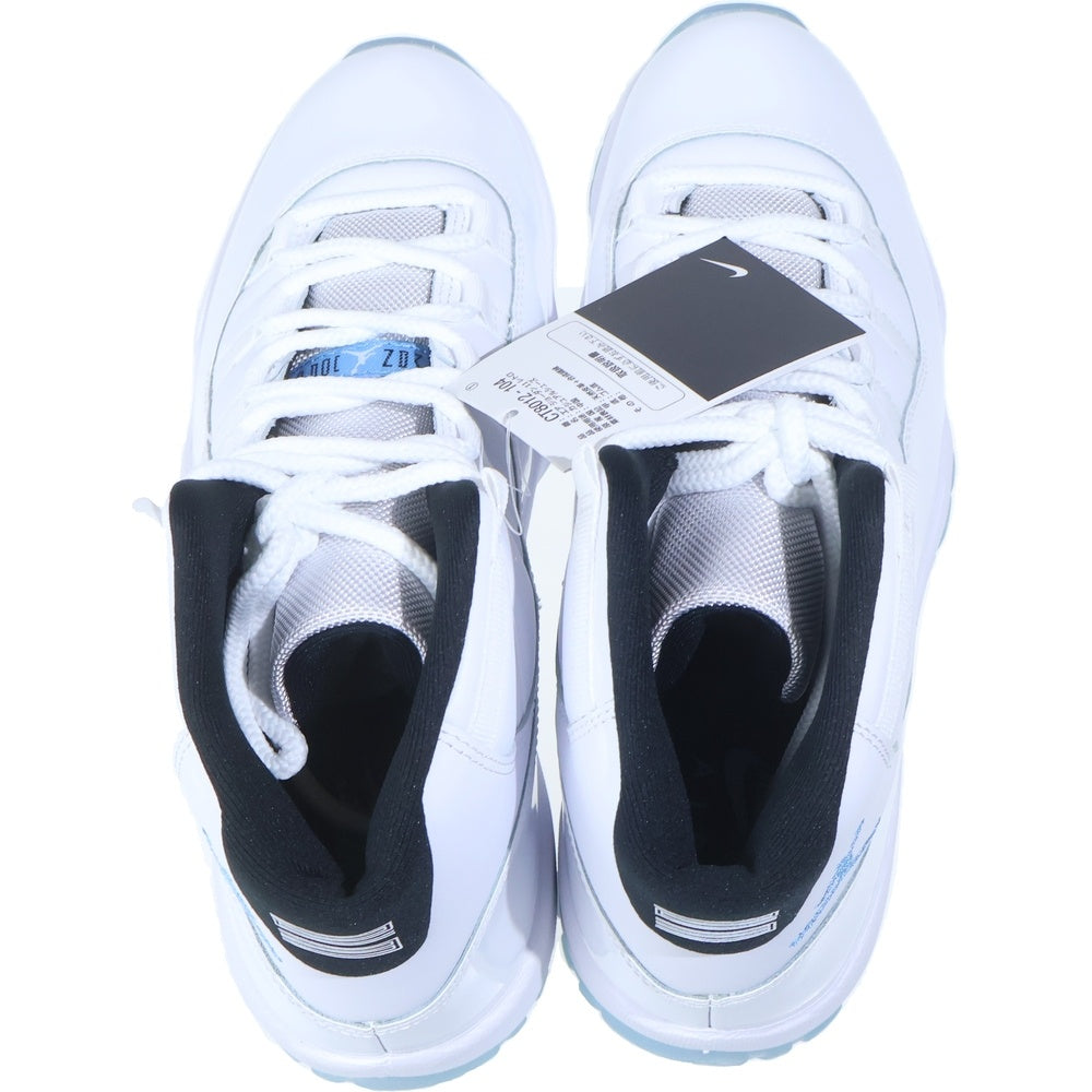 NIKE(ナイキ) AIR JORDAN 11 RETRO エアジョーダン11 レトロ ハイカットスニーカー ホワイト/ブルー US10.5/28.5cm CT8012-104