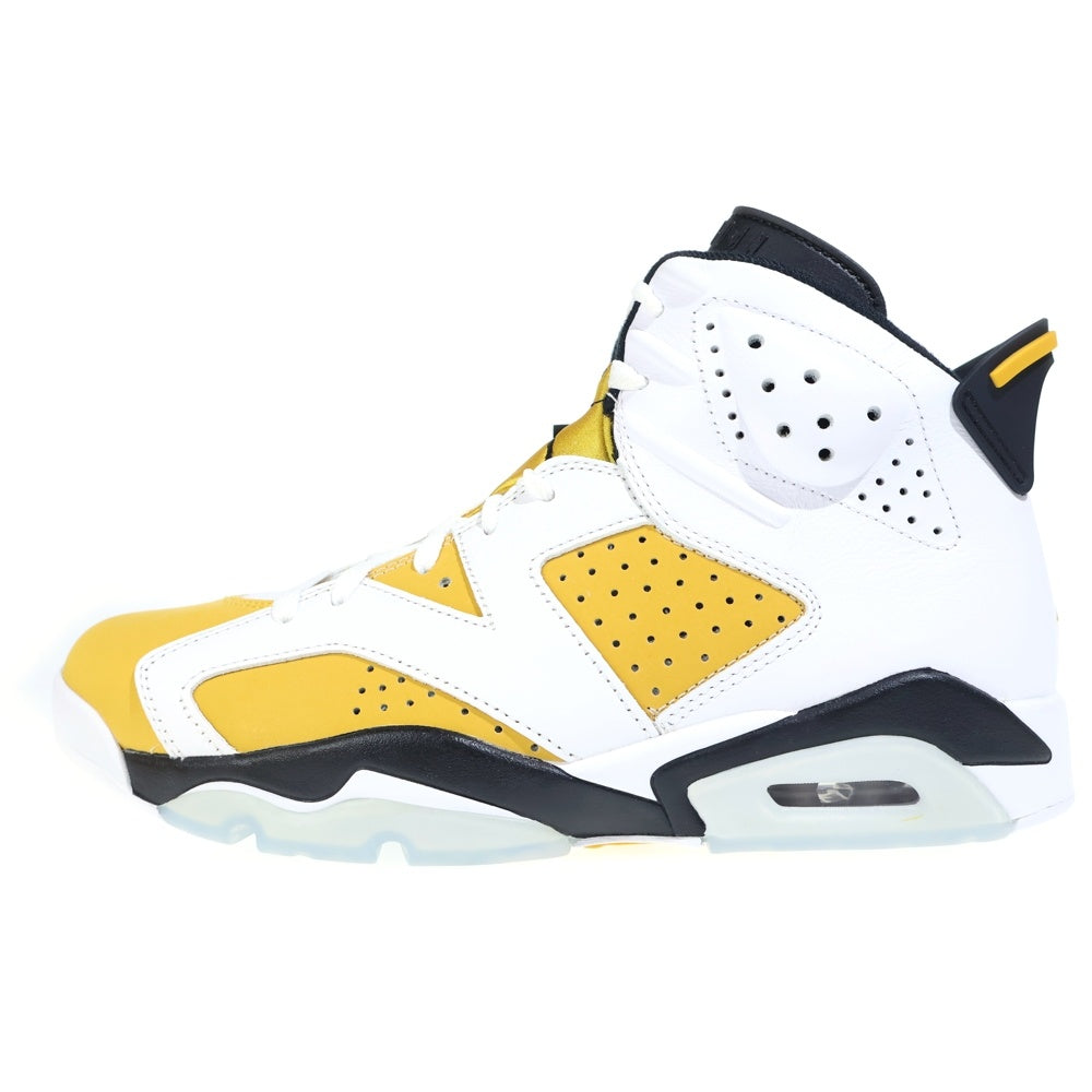 NIKE(ナイキ) AIR JORDAN 6 RETRO YELLOW OCHRE エアジョーダン6 イエローオークル ハイカットスニーカー ホワイト/イエロー US10.5/28.5cm CT8529-170
