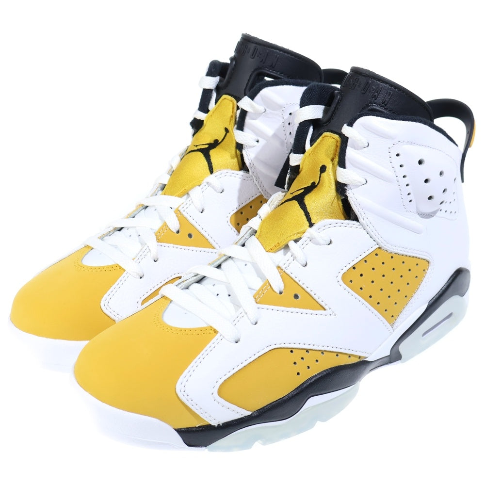 NIKE(ナイキ) AIR JORDAN 6 RETRO YELLOW OCHRE エアジョーダン6 イエローオークル ハイカットスニーカー ホワイト/イエロー US10.5/28.5cm CT8529-170
