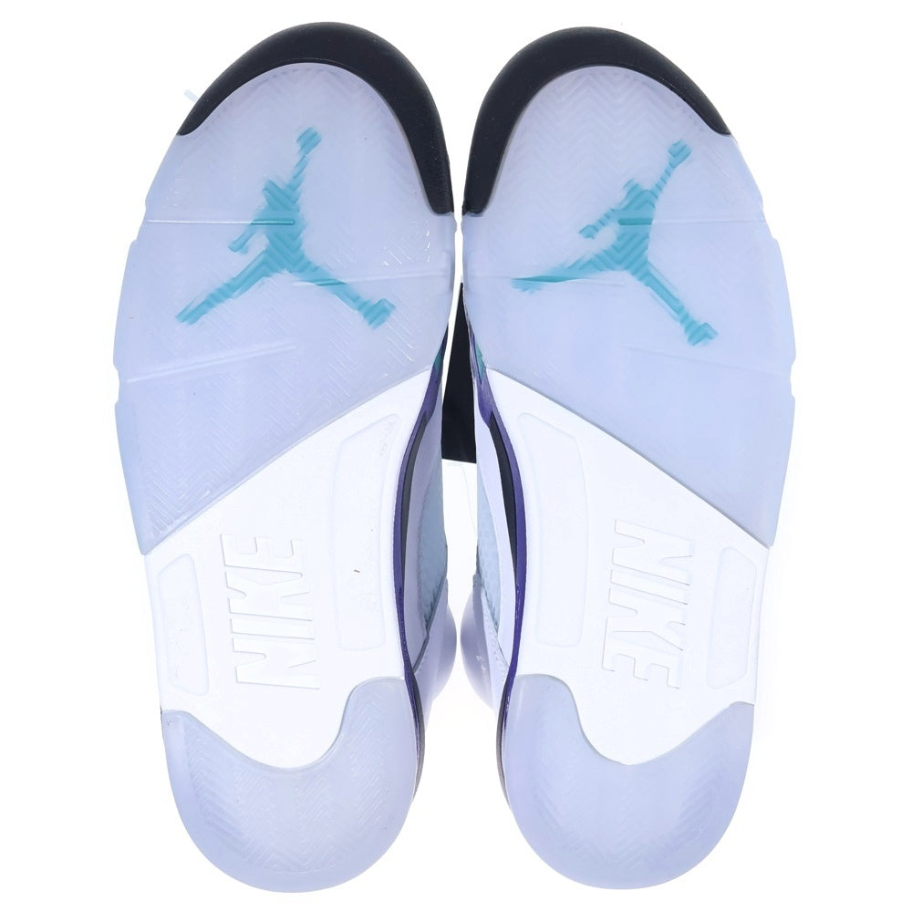 NIKE(ナイキ) AIR JORDAN 5 RETRO GRAPE エアジョーダン5 ハイカットスニーカー パープル/ホワイト US10.5/28.5cm HQ7978-100