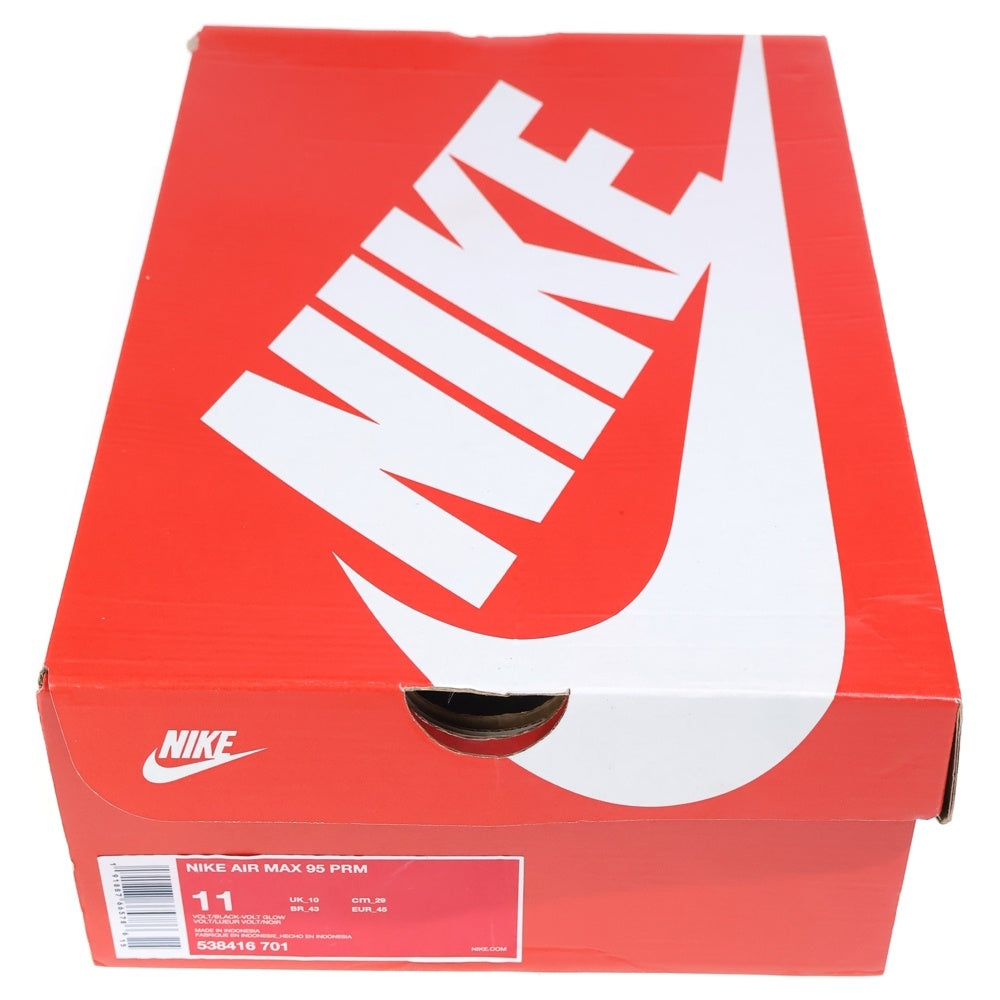 NIKE(ナイキ) AIR MAX 95 REVERSE VOLT エアマックス95 リバースボルト ローカットスニーカー ブラック/イエロー US11/29cm 538416-701